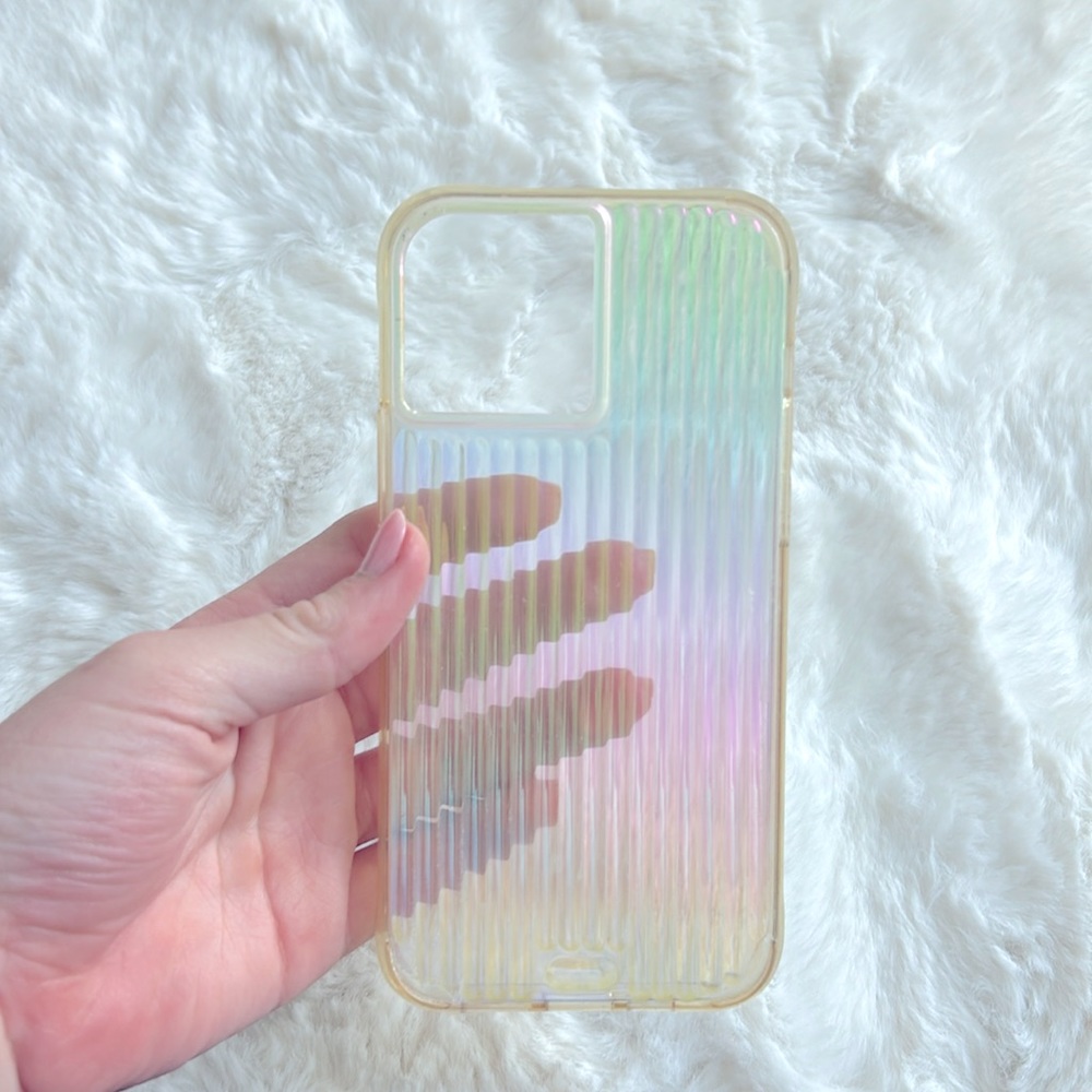 iPhone Pro Max case with metallic